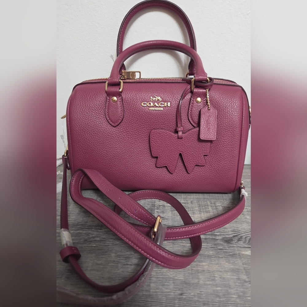 NWT Coach Rowen Satchel Crossbody